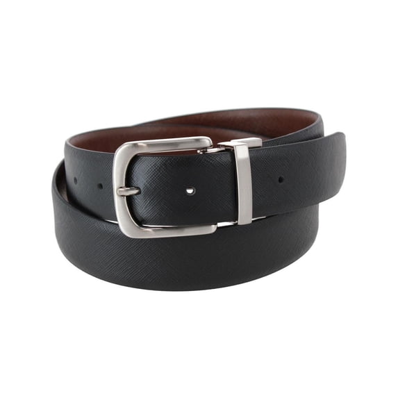 Stone Mountain 35mm Reversible Smooth Bonded Leather Dress Belt (Men)