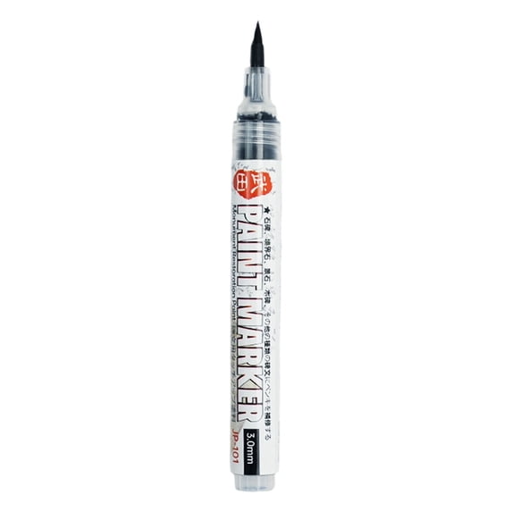 Stone Paint Marker Pen 1PC Weatherproof Oil-Based Paint Pen for Outdoor Stone, Tombstone, and Monument Restoration and Labeling