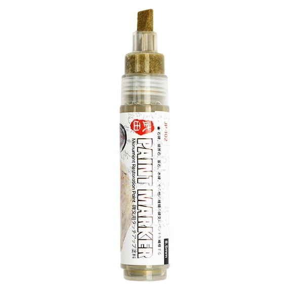 Stone Paint Marker Pen 1PC Weatherproof Oil-Based Paint Pen for Outdoor Stone, Tombstone, and Monument Restoration and Labeling