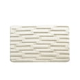 Stone Pattern Floor Mat, Cream, PVC, Kitchen, Bath or Entryway ...