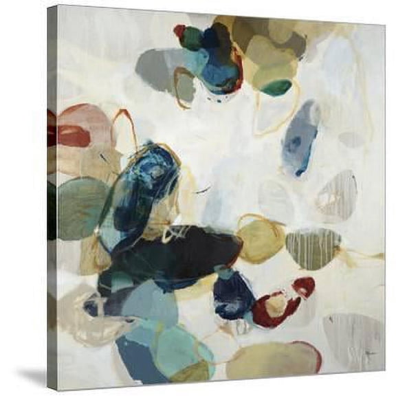Stone Pattern II, Abstract Stretched Canvas Wall Art by Randy Hibberd Sold by ArtCom