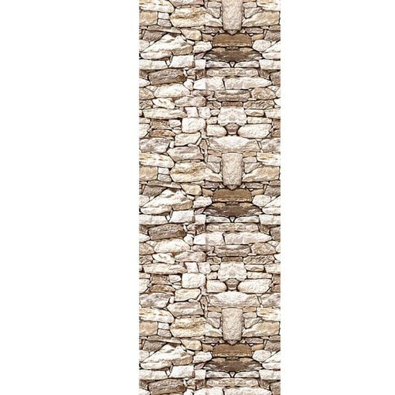 Stone Pattern Self - Adhesive Wallpaper - Peel and Stick Wall Decor with Realistic Stone Design for Living Room,Bedroom,Kitchen,Office Renovation - Easy to Apply,Removable Wallcovering for Home and C