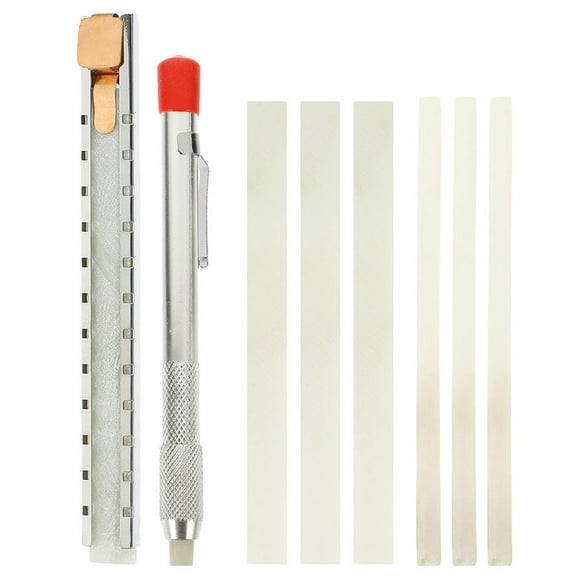 Stone Pen Scribing Tool Flat Soapstone Stones Holder Paint Marker Pencil Slate White Talc