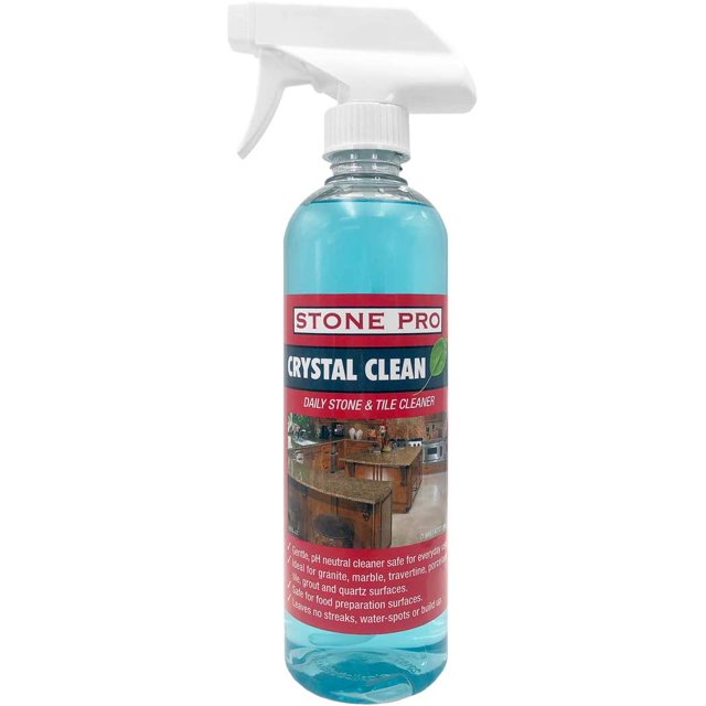 Stone Pro Crystal Clean Granite and Marble Daily Cleaner, Cleans and