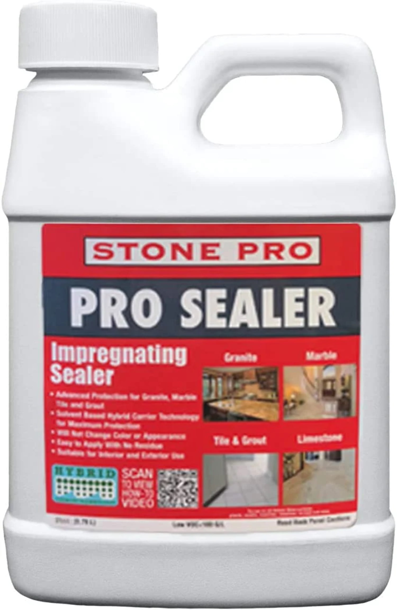 Stone Pro Pro Sealer Impregnating Sealer for Sealing Marble, Granite, Travertine, Tile & Grout