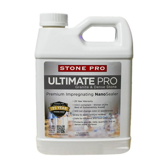 Stone Pro Ultimate Pro Sealer For Sealing Granite, Slate, Quartzite & Dense Stone, Nano Impregnating Sealer, stain protection, oil and water repellency (1 Quart – 32 Fl Oz)
