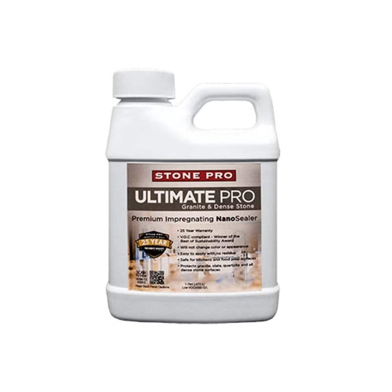 Stone Pro Ultimate Pro Sealer for Sealing Granite, Slate, Quartzite & Dense Stone (1 Pint – 16 Fl Oz)