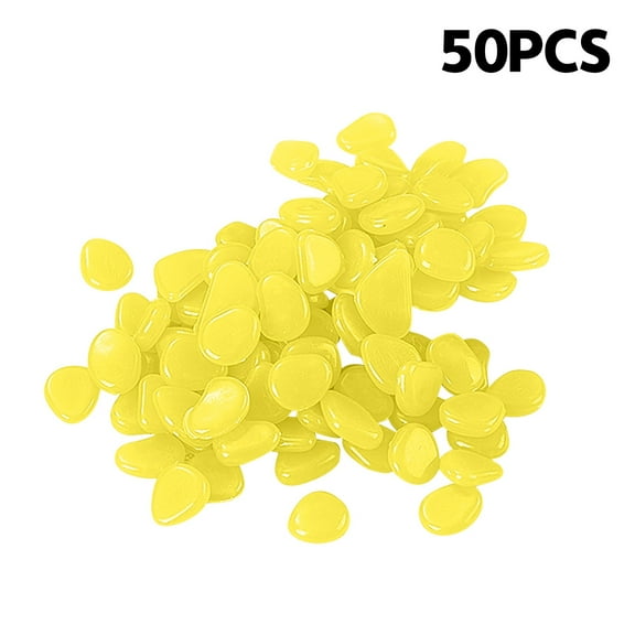 Stone Promotion Sale! Nomeni Artificial Resin Luminous Stone Fish Tank Aquarium Landscaping Luminous Stone Pebbles Fluorescent Stone, Home Decor Clearance Sale