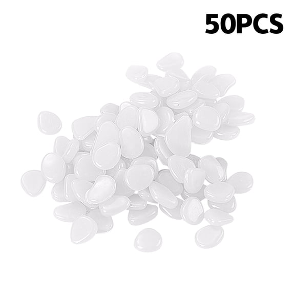 Stone Promotion Sale! Nomeni Artificial Resin Luminous Stone Fish Tank Aquarium Landscaping Luminous Stone Pebbles Fluorescent Stone, Home Decor Clearance Sale