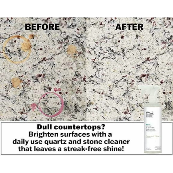 MORE Stone & Quartz All Purpose Cleaner + Protector Refill (Advanced Formula) for Natural Stone and Tile Surfaces, Household Cleaning [Gallon / 128oz]