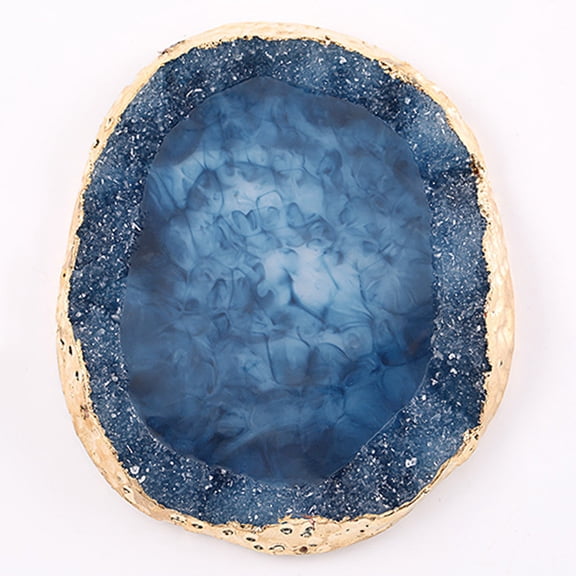 Stone Resin Painting Nail Gel with Gold Edge Mixed Color for Makeup Display