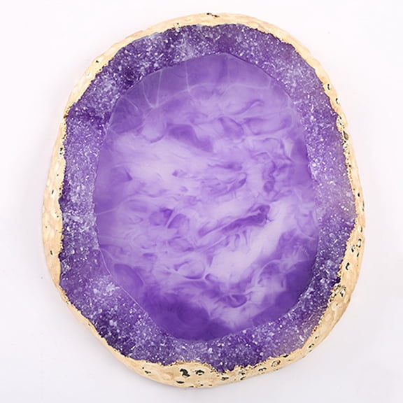 Stone Resin Painting Nail Gel with Gold Edge Mixed Color Makeup Display for Art Designs