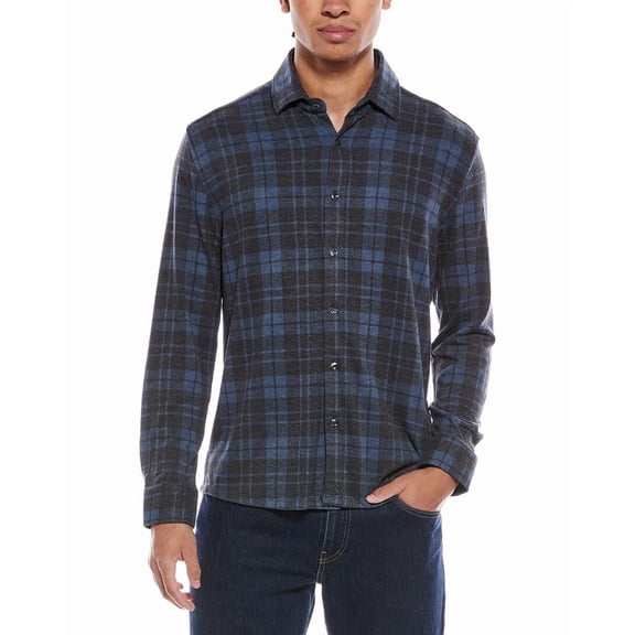 Stone Rose mens Technical Performance Fleece Shirt, 5/XL, Blue