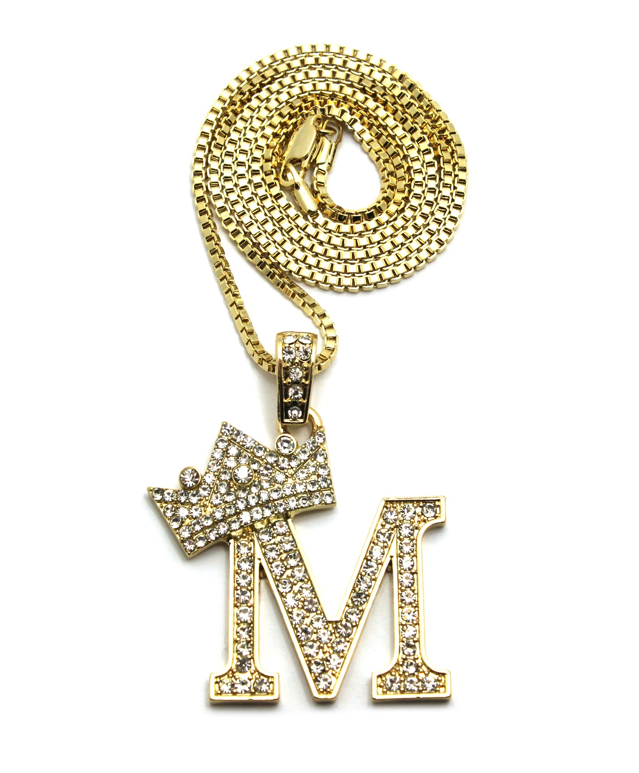 ミュージシャン CROWN NECKLACE GOLD s-l400.jpg
