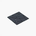 thumbnail image 1 of Stone Style 12" Patio Deck Tiles, DIY Module Interlocking Decking Tiles Floor Tile,Easy and Quick Installation Court Tiles for Porch Poolside Balcony Backyard 44pcs DARK GRAY, 1 of 8