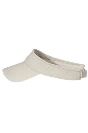 Stone Sun Visor Comfort Fit Adjustable Visor Cap Open Hat Unisex Adult New