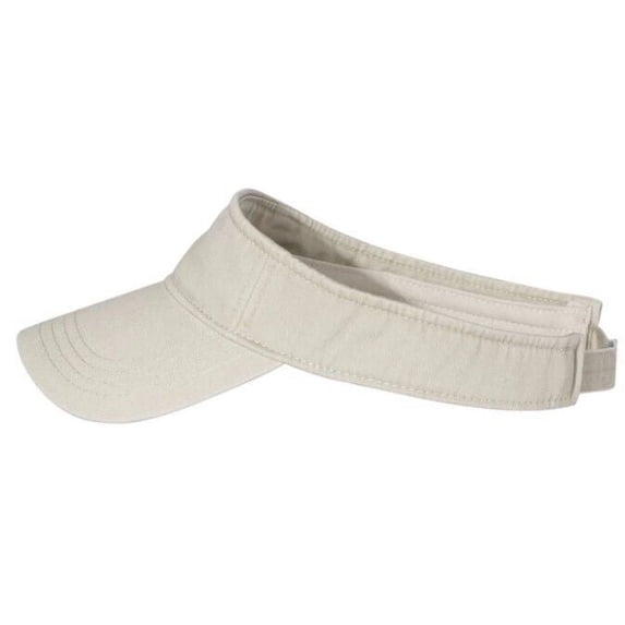 Stone Sun Visor Comfort Fit Adjustable Visor Cap Open Hat Unisex Adult New