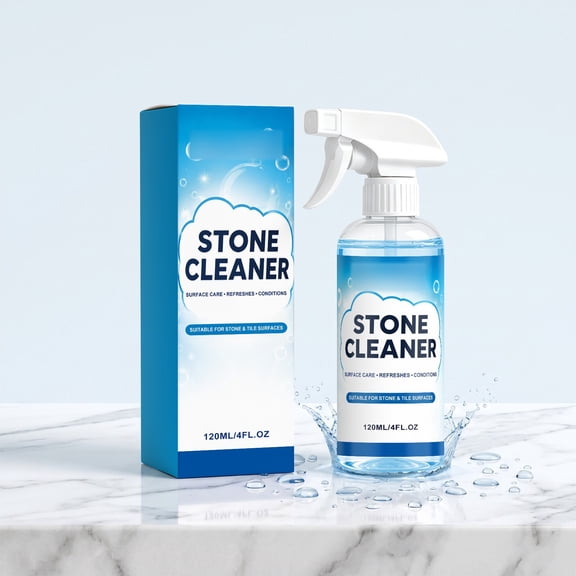 Stone Surface Cleaner, Concentrated Stain Remover for Granite Travertine Limestone Quartz and Tile Kitchen Bathroom Surfaces, 120ml