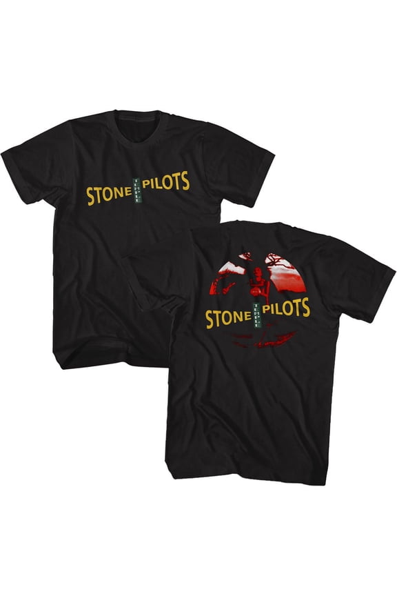 Stone Temple Pilots Core Black Adult T-Shirt