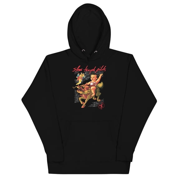 Stone Temple Pilots Purple - Small Classic Unisex Hoodie - Black - Small