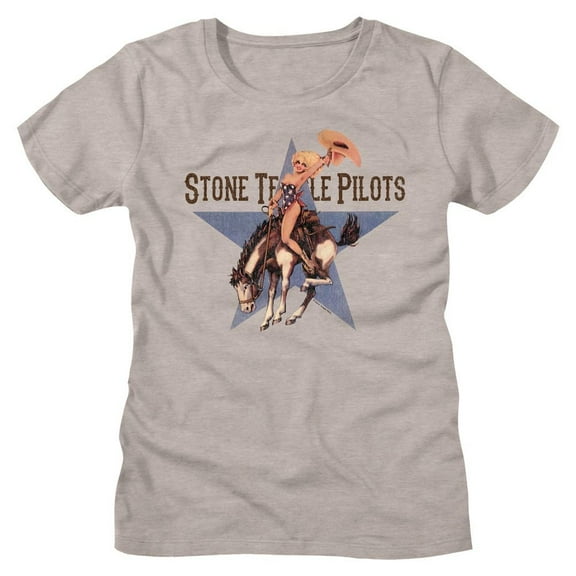 Stone Temple Pilots Riding Bronco Stone Heather Women's T-Shirt