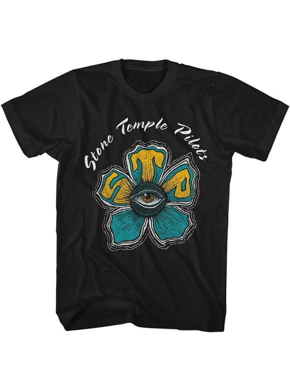 Stone Temple Pilots STP Eye Flower Men's T Shirt Rock Band Music Merch