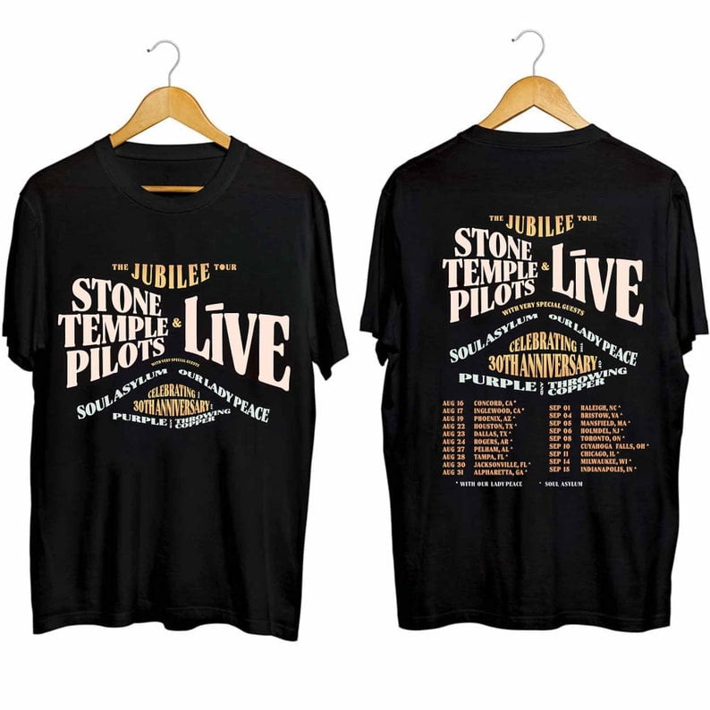 Stone Temple Pilots The Jubilee Tour 2024 Shirt, Jordan Ubuy