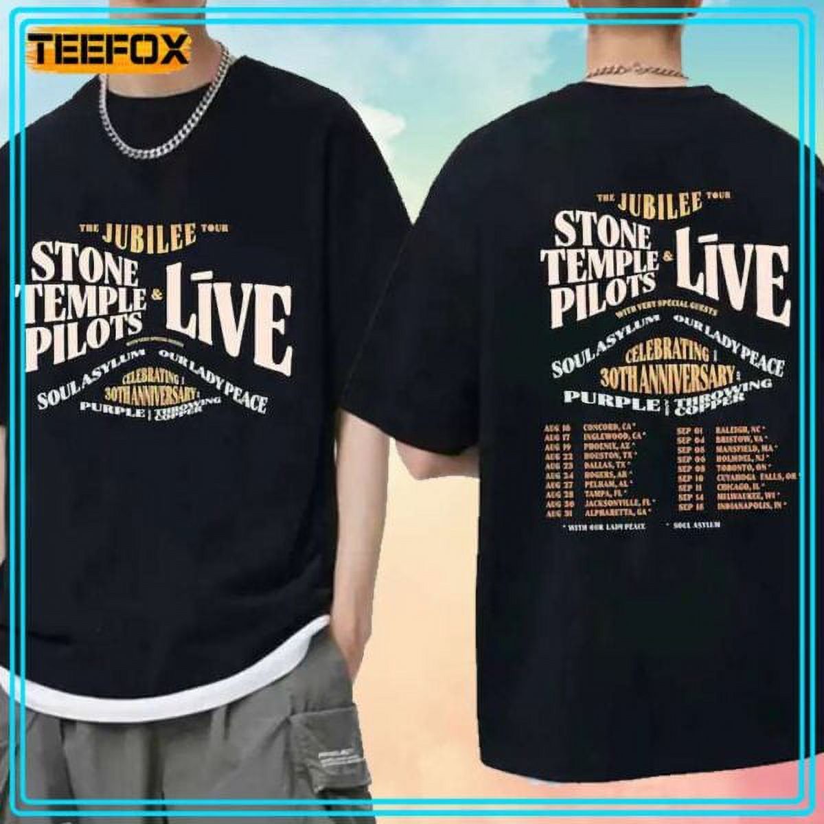 Stone Temple Pilots The Jubilee Tour 2024 TShirt