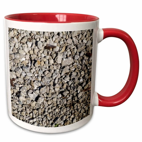 3drose, Stone Texture, 11oz Two-tone Red Mug