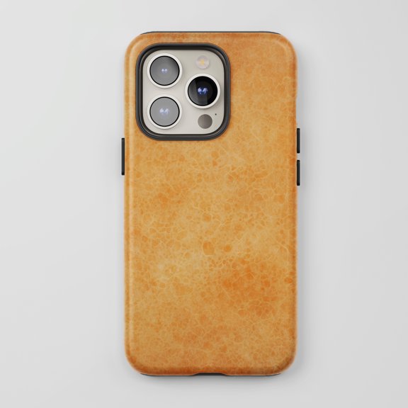 Stone Texture For All iPhone Series Protective Phone Case Abstract Design Tan