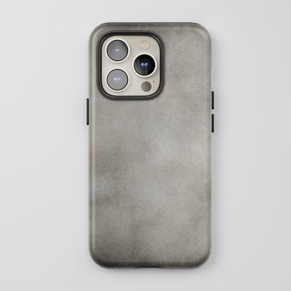 Stone Texture For All iPhone Series Tough Phone Case Rustic Industrial Stone Gray Finish