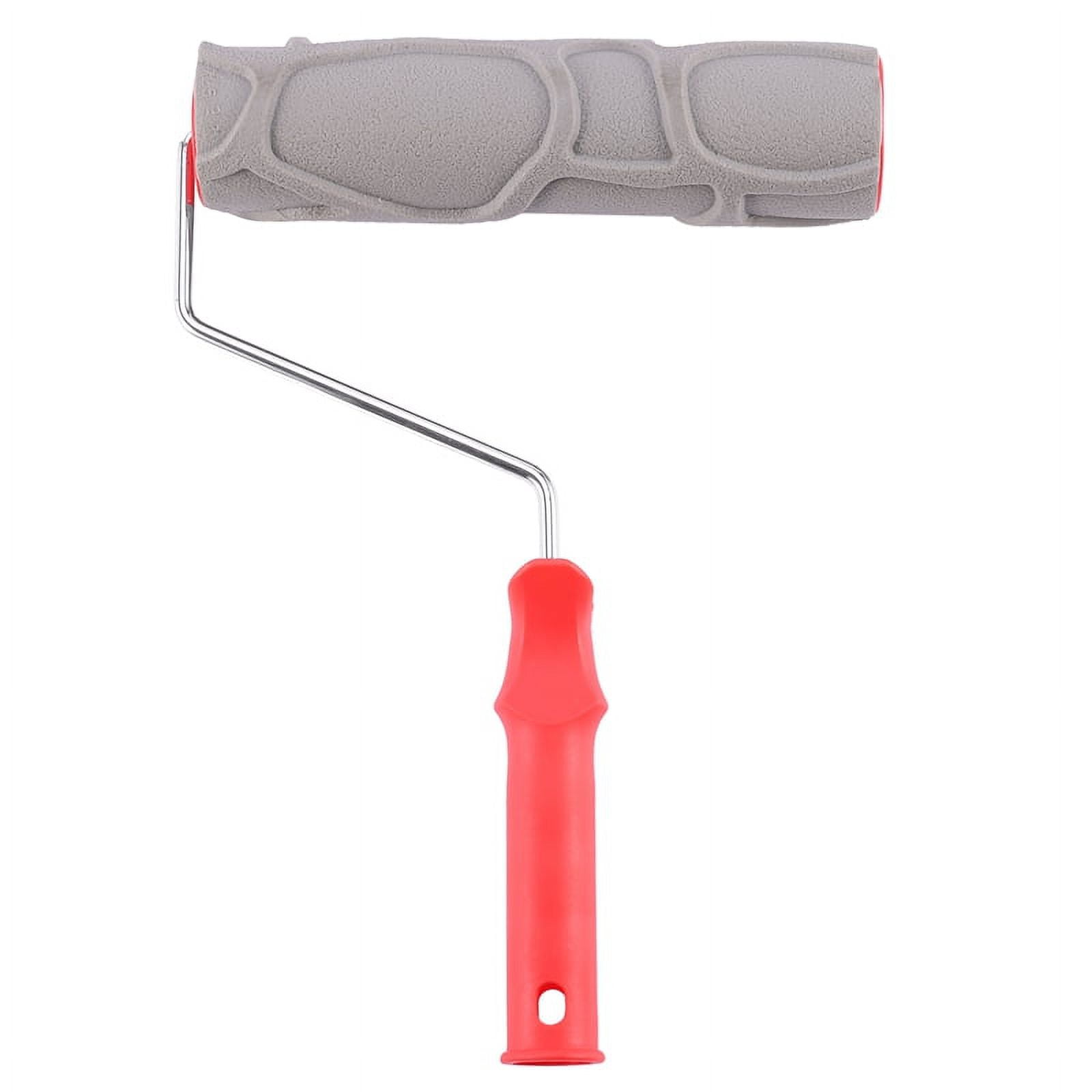 Stone Texture Rubber Embossed Paint Roller Brush Hand Tool Indoor and