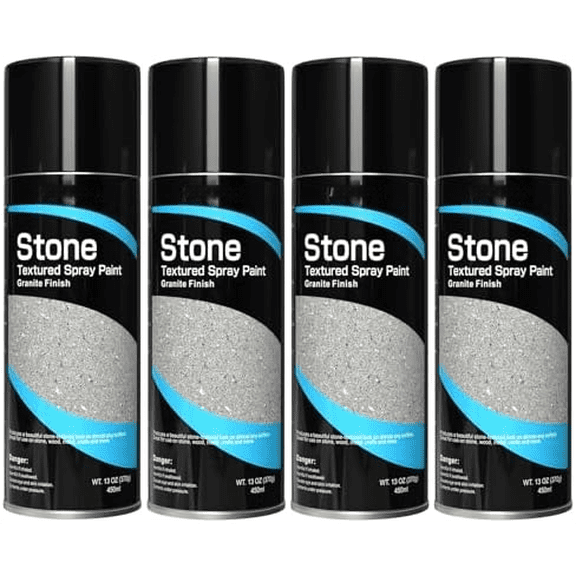 Stone Texture Spray Paint, 4 Cans$$Tools & Hardware Other