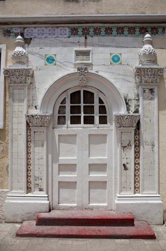 Stone Town Zanzibar Tanzania Shia Ithnasheri Imambara Mosque Door Canvas Art - Charles O Cecil DanitaDelimont (24 x 36)