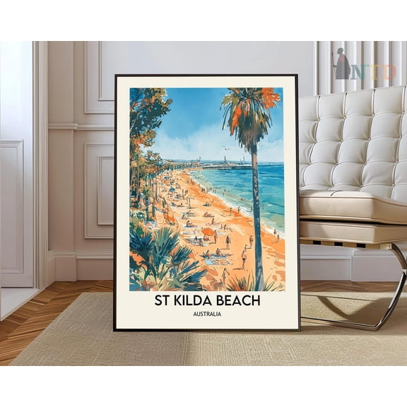 Stone Town Zanzibar Travel Poster Art, Unframed Paper Poster 8x10in