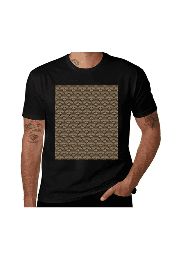 Stone Wall Pattern-Abstract-Pale Grey-Grey- Casual Streetwea Everyday Tshirt Comfortable Wear tee shirt