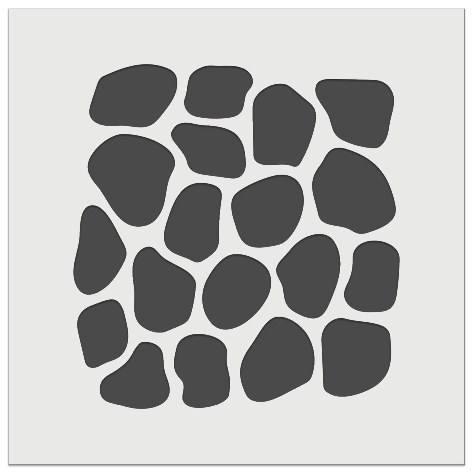 River Rock - Repeatable Pattern Stencil by StudioR12 - Select Size - USA Made - DIY Background for Crafts Painting, STCL6429, 15 river-rock-repeatable-pattern-stencil-by-studior12-select-size-usa-made-diy-background-for-crafts-painting-stcl6429-15-x-15-walmart-com