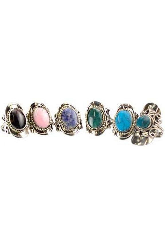 Stone adjustable ring (various) | Trending Now