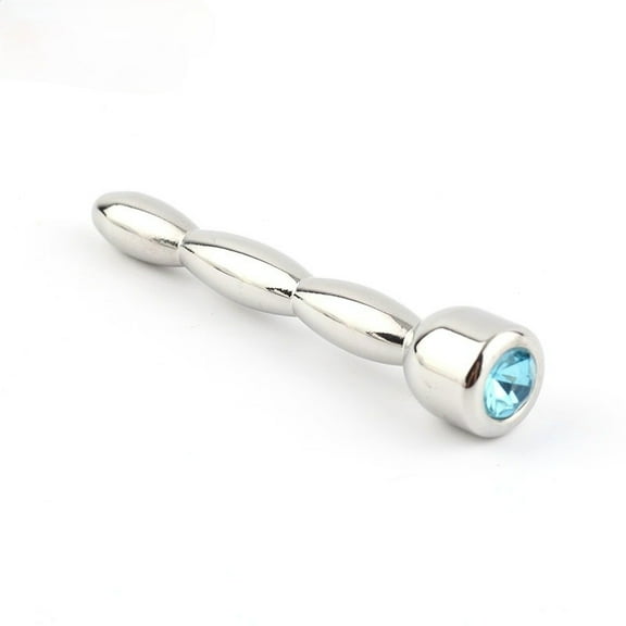 Stone at Top Silver Beads Massager Personal Massage Wand