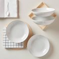 thumbnail image 1 of Stone-colored, white Italian pasta bowl, suitable for use in ovens, microwave ovens and dishwashers. Perfect for making fruit pasta salad. Matte white., 1 of 5
