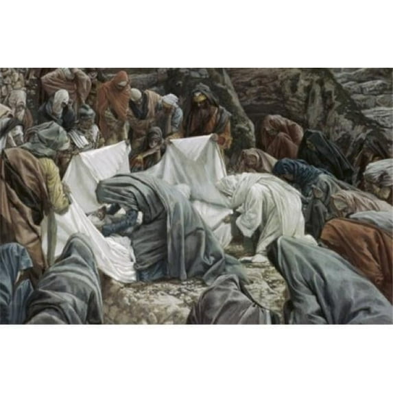 Stone of Anointing James Tissot 1836-1902 French Poster Print - 18 x 24 in.