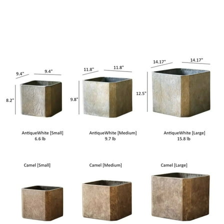 StoneGrain Square Planter