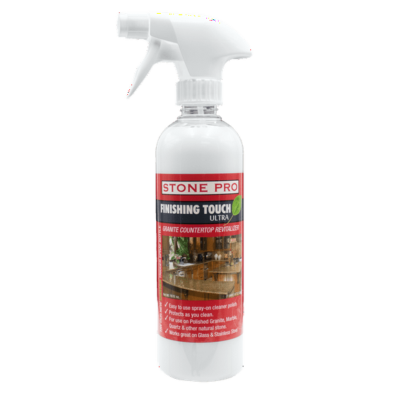 StonePro – Finishing Touch Spray (16 Fl Oz) (For Cleaning Marble, Granite, Natural Stone, Glass & Metal)