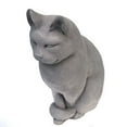 thumbnail image 1 of StoneWorks Sitting Cat Garden Statue 12?H, 1 of 2