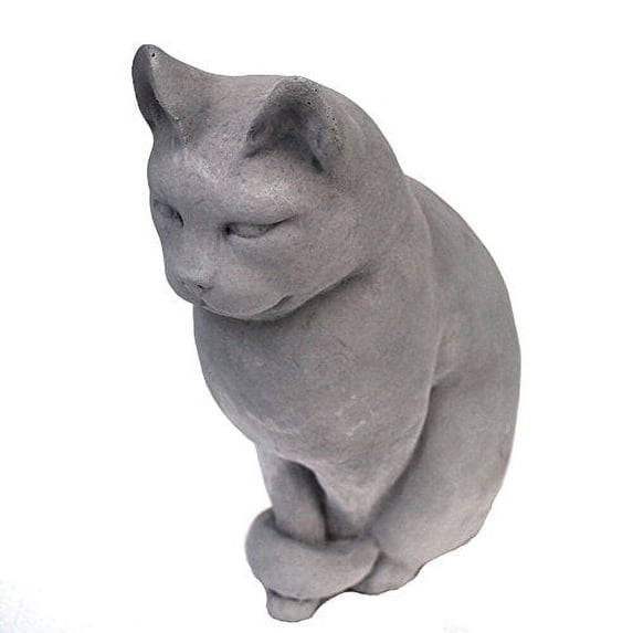 StoneWorks Sitting Cat Garden Statue 12?H