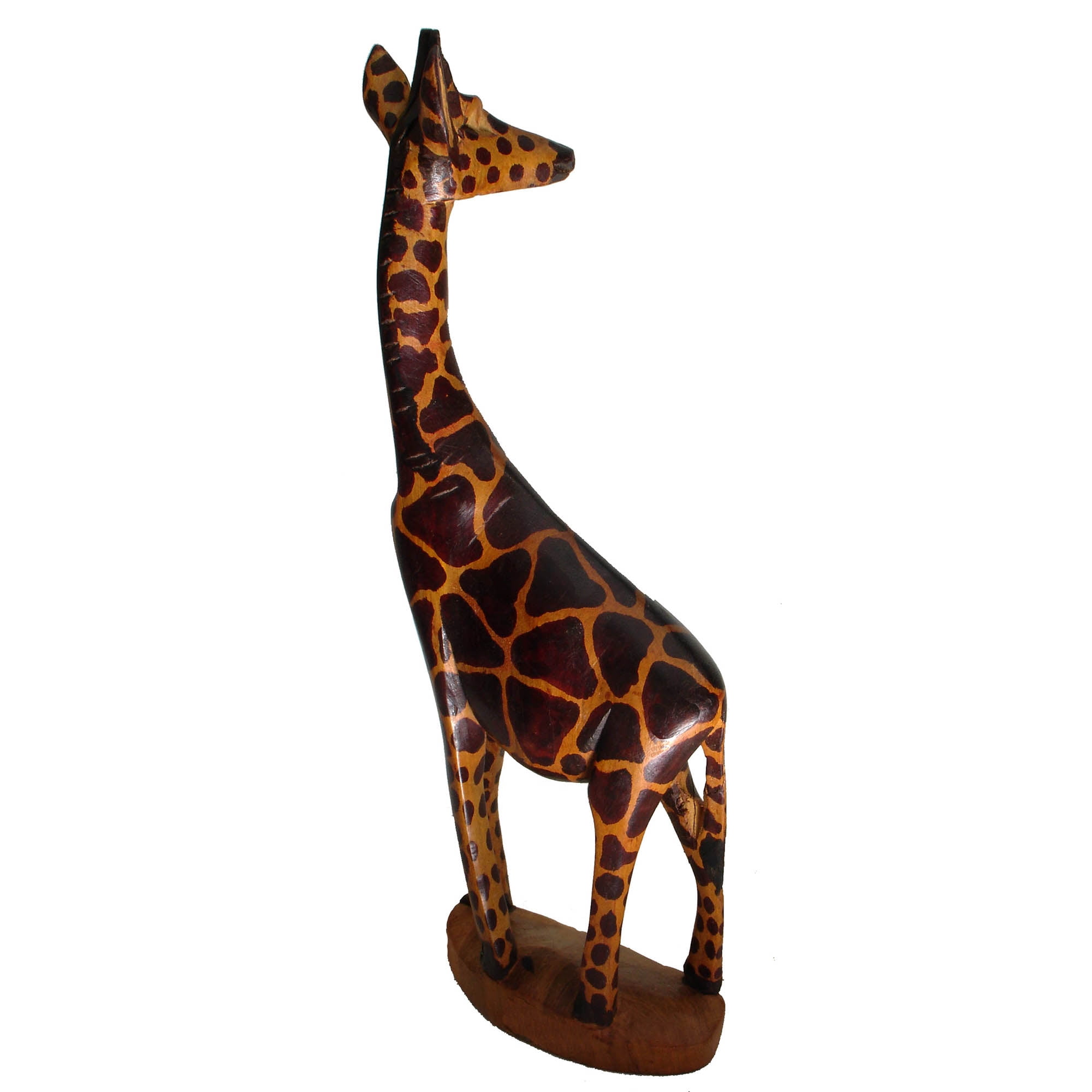 Stoneage Arts Inc 12" Brown Unique Handcrafted Giraffe with Genuine