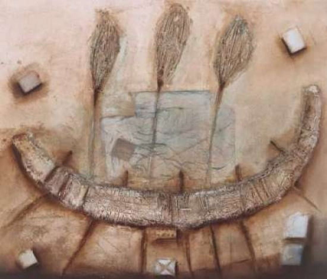 Stoneage I Canvas Art - Jan Eelse Noordhuis (24 x 24)