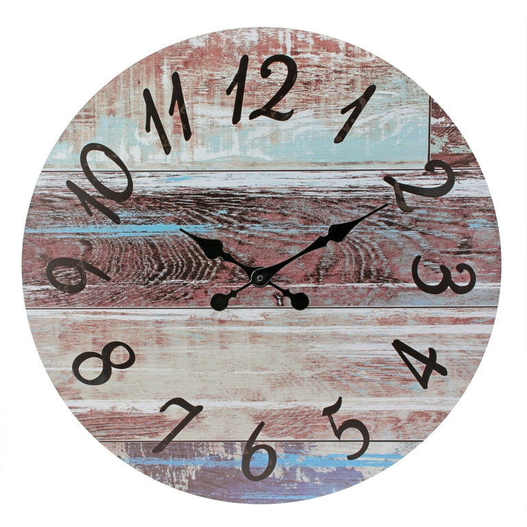 Rustic Decorative Coffee Cup Modern Analog Wall Clock Farmhouse Kitchen Decor Rustic Decorative Coffee Cup Modern Analog Wall Clock Farmhouse Kitchen Decor