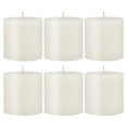 thumbnail image 1 of Stonebriar 3" x 3" Unscented Pillar Candles, 6 Pack with 18 Burn Time, 1 of 9