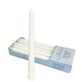thumbnail image 1 of Stonebriar Unscented 10" Dripless Taper Candles with 7 Hour Burn, 10 Pack, White, 1 of 7